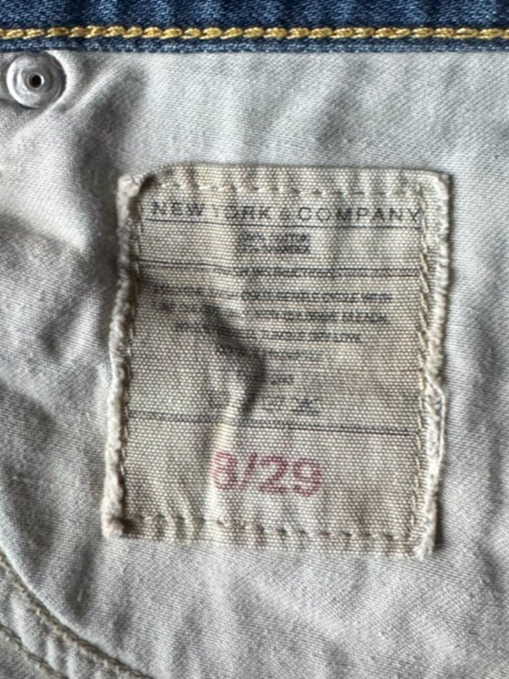 New York & Company - Guaranteed Authentic Boyfriend Jeans - Size 8/29. - Picture 3 of 12